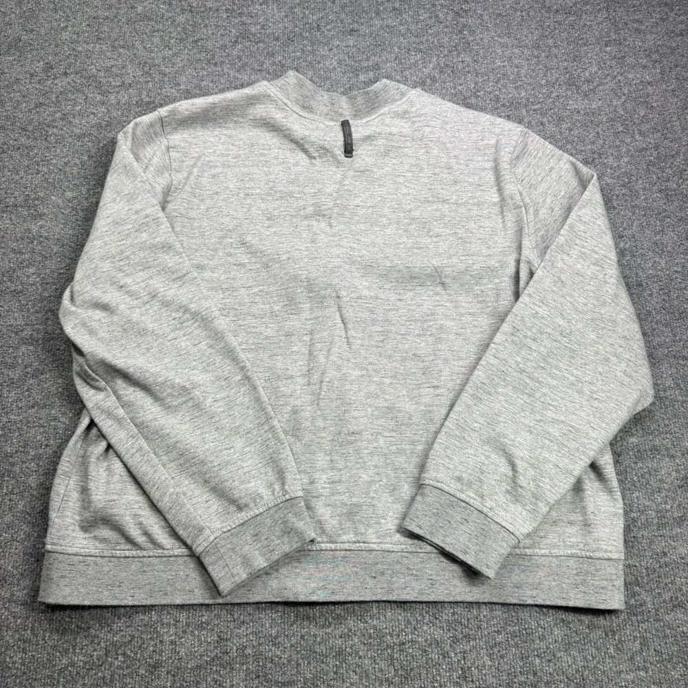 LL Bean Full Zip Sweatshirt Mens‎ XXL Gray Bomber Style Jacket